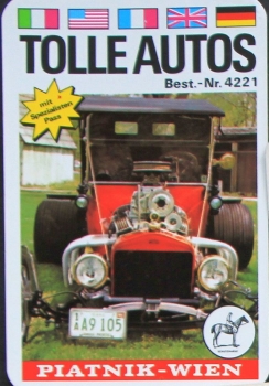 Piatnik & Sons "Tolle Autos" 1967 Cardgame (2566)